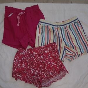 Crewcuts Kids Shorts Trio - Pink, Multicolor, Red Floral